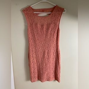 BCBGeneration floral dress - colour Bellini (size small)